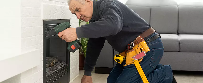 New Indoor Fireplace Installation in Lemont, Illinois